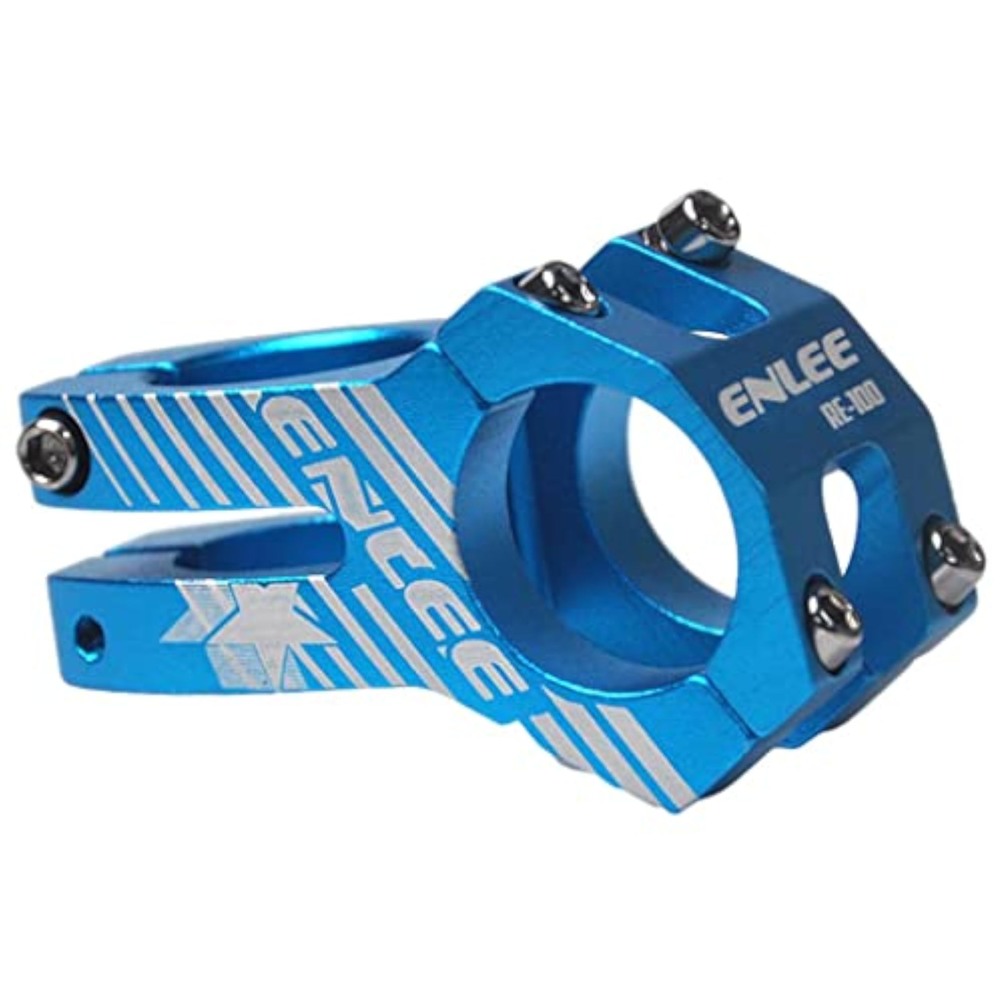 31.8Mm Mountain Bike Stem, High Strength, Blue